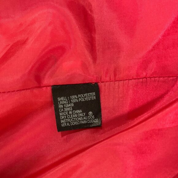 Tahari Arthur S Levine Raspberry Pink Classic Chic Minimalist Fitted Blazer 10 - Picture 10 of 13